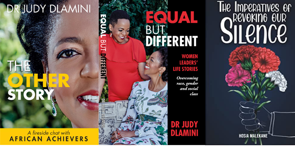 Books celebrate reflect on African leadership and excellence while one title shine the spotlight on GBV. Books celebrate reflect on African leadership and excellence while one title shine the spotlight on GBV.